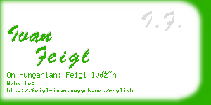 ivan feigl business card